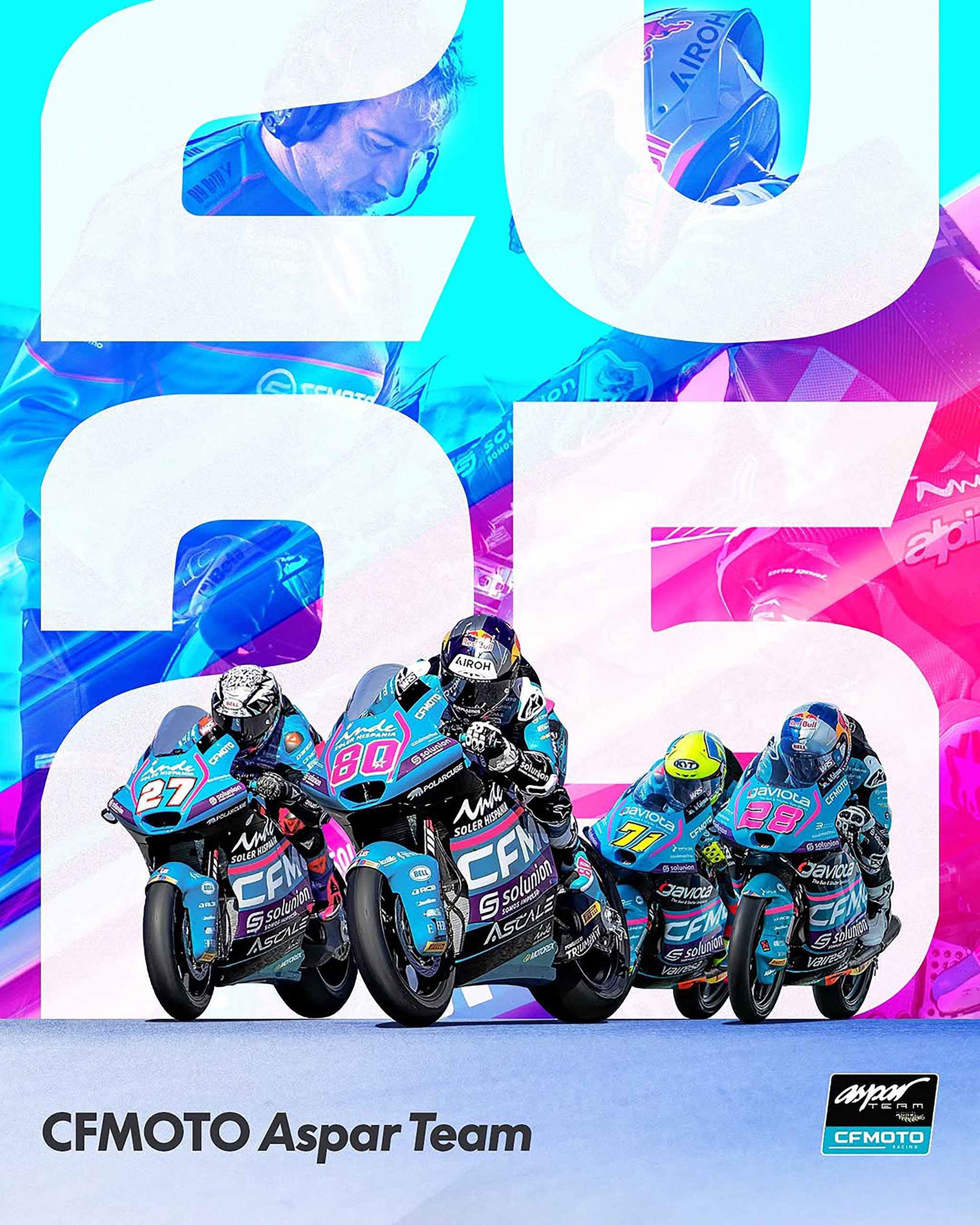 CFMOTO ASPAR TEAM - Alineación de la temporada 2025